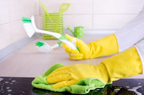 Disinfecting communal spaces to improve hygiene and safety