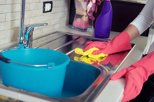 Thorough bathroom cleaning as part of a one off cleaning service