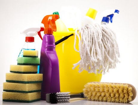 Office cleaning for reception and meeting room areas