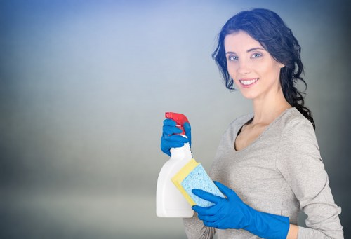 Commercial carpet maintenance with deep cleaning equipment